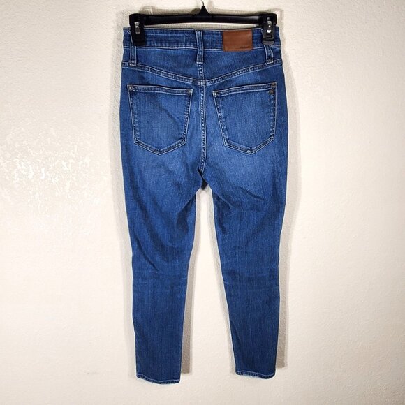 Madewell Womans Size 24 Curvy High-Rise Skinny Crop Jeans Denim 26x25 - Picture 15 of 15